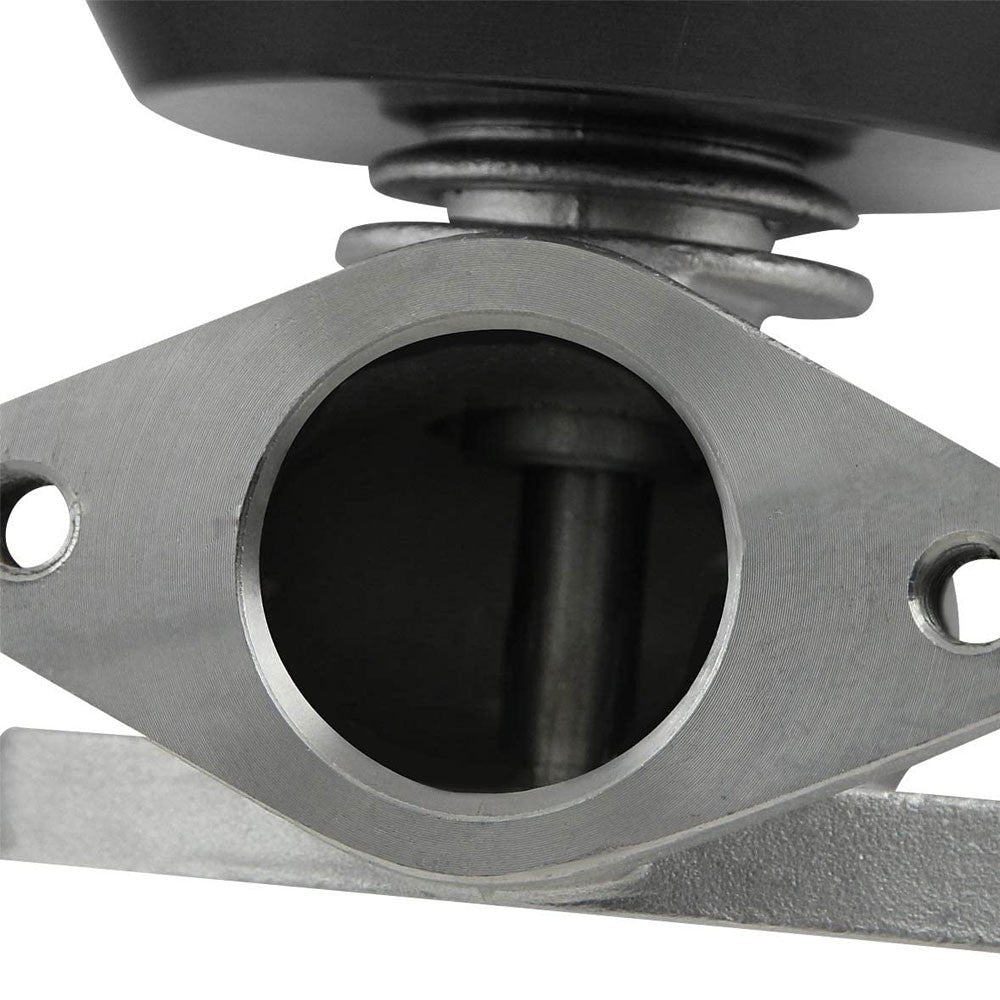 Universal Black 38mm Turbo Manifold V-Band Wastegate Bypass Exhaust +8PSI Spring