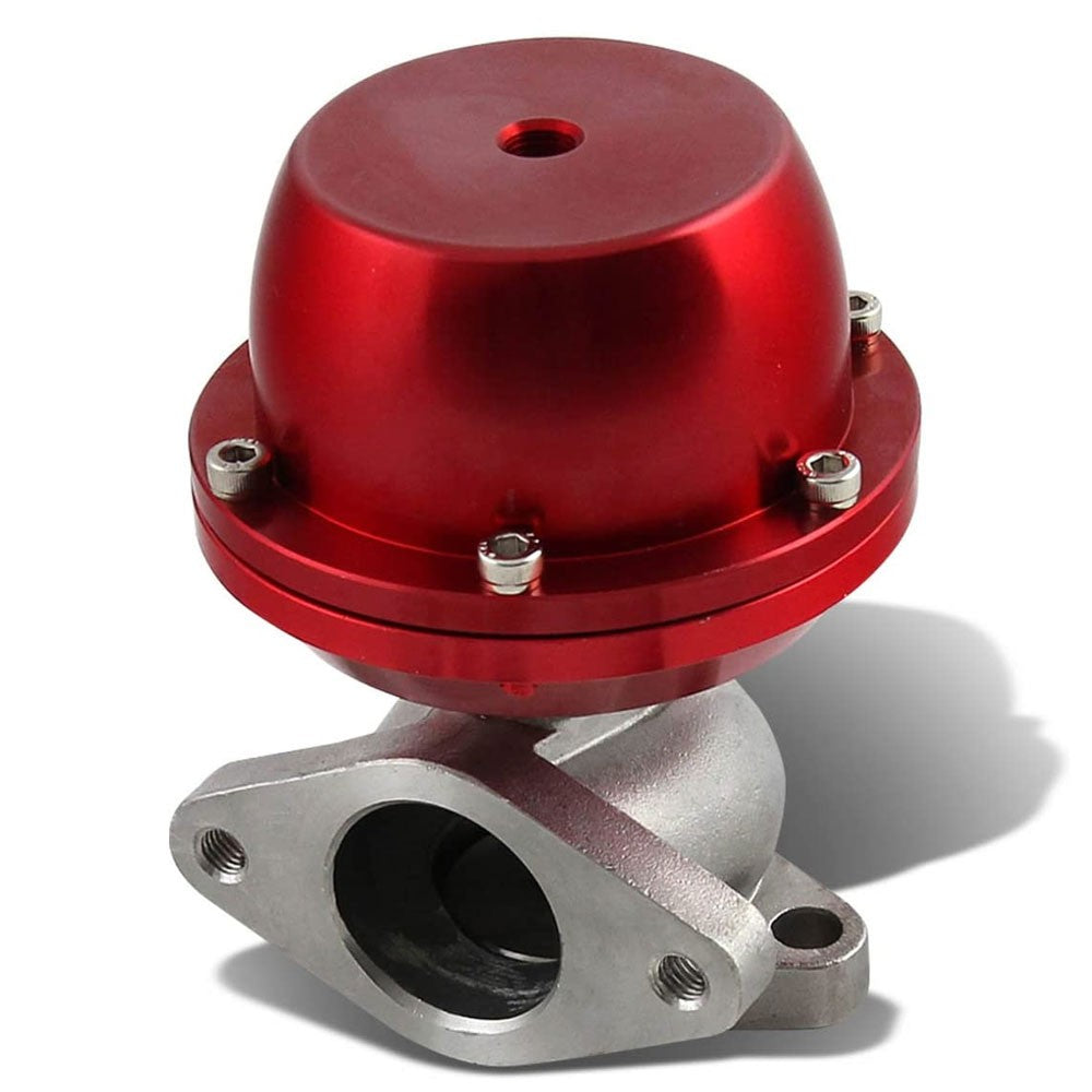 Universal T2 Red 38mm Turbo V-Band Wastegate WG Bypass Exhaust +8 PSI Spring