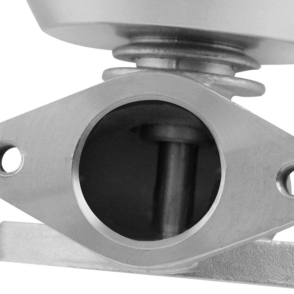 Universal T2 Silver 38mm Turbo V-Band Wastegate WG Bypass Exhaust+8PSI Spring