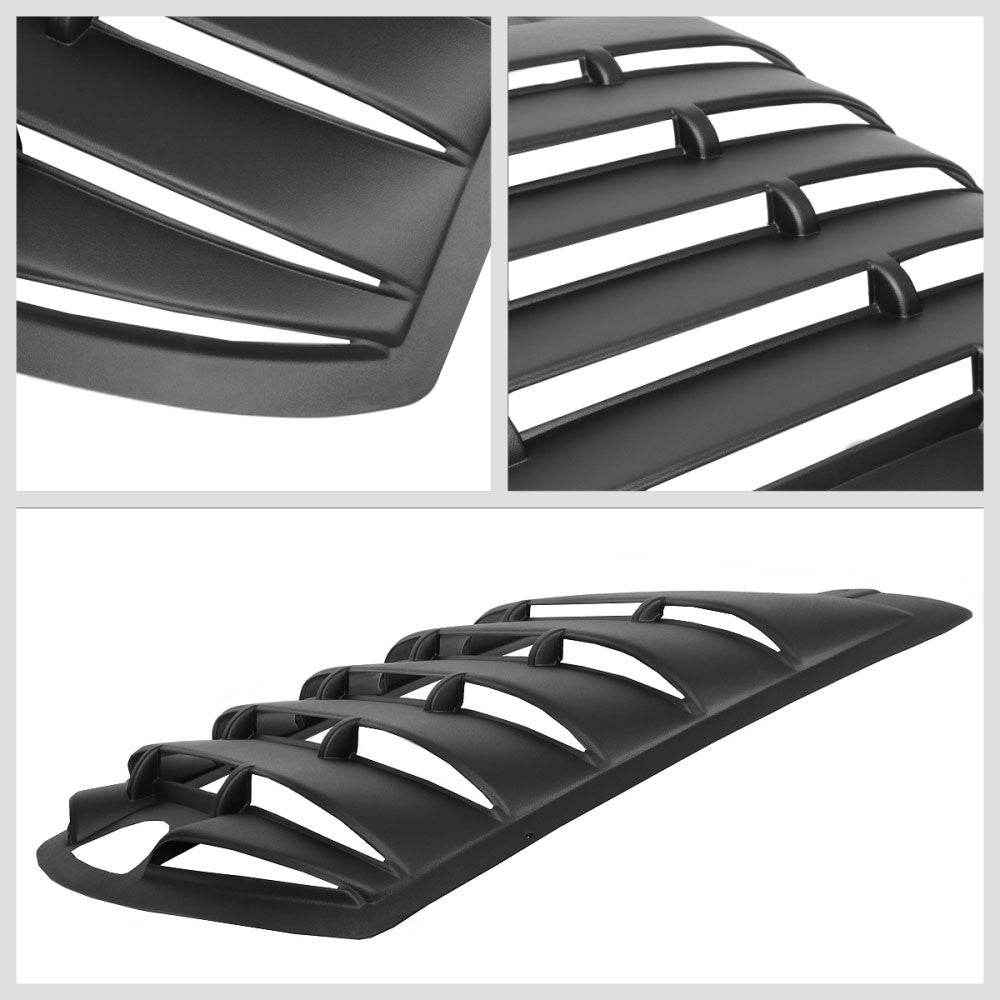 Black Rear Windshield Window Louver Cover 95-05 Cavalier/Sunfire Coupe BFC-WDCR-R-003