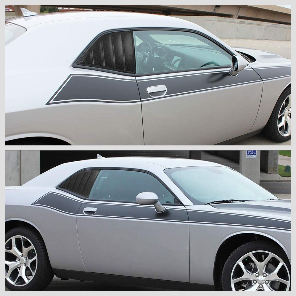 glossy-black-side-window-windshield-sun-vent-louver-cover-for-08-20-challenger