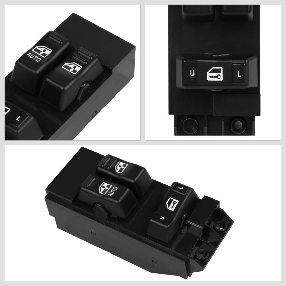 Front Driver Black Factory Style Power Window Switch For 99-02 Silverado Sierra
