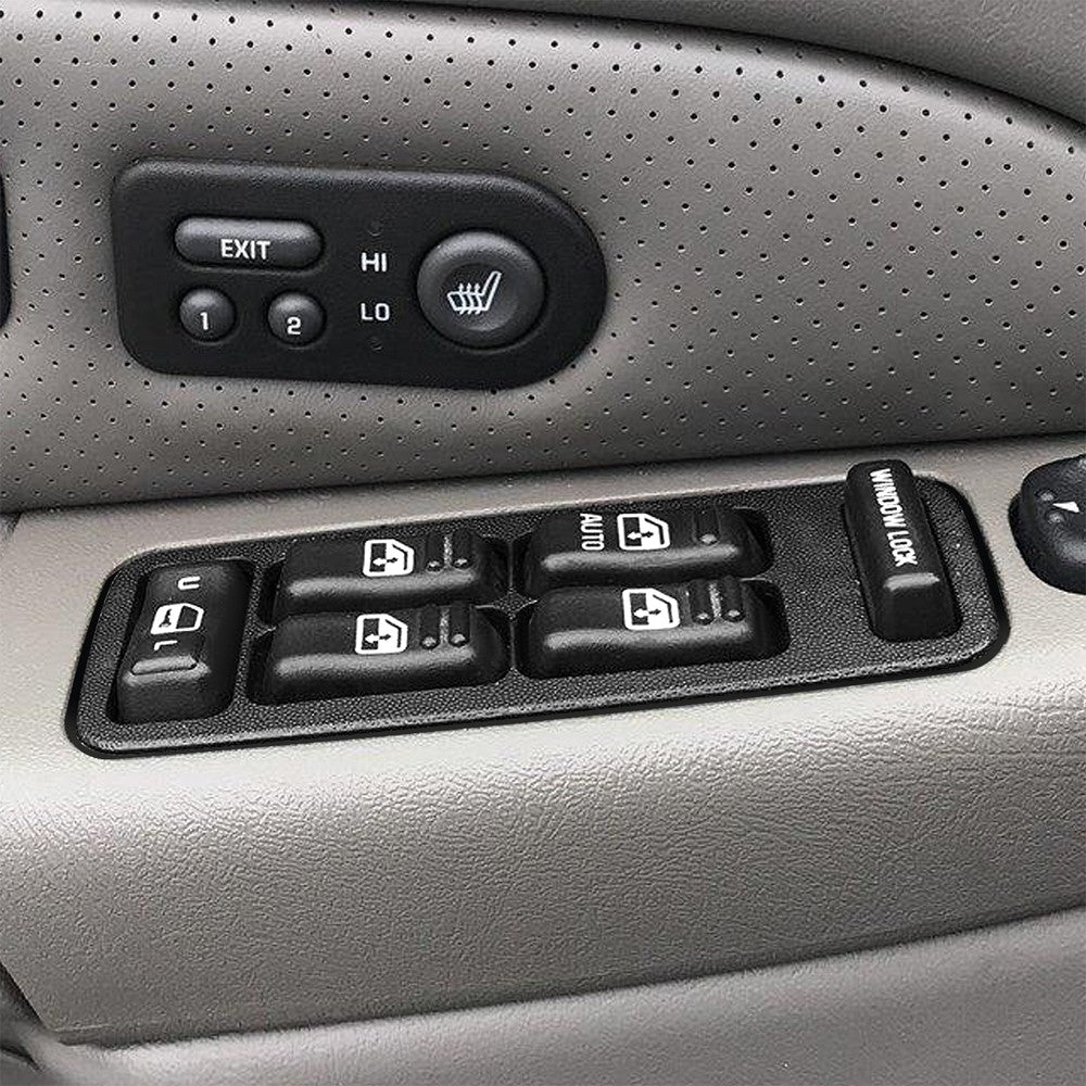 Front Driver Factory Style Power Window Switch For 01-02 GMC Sierra Crew Cab