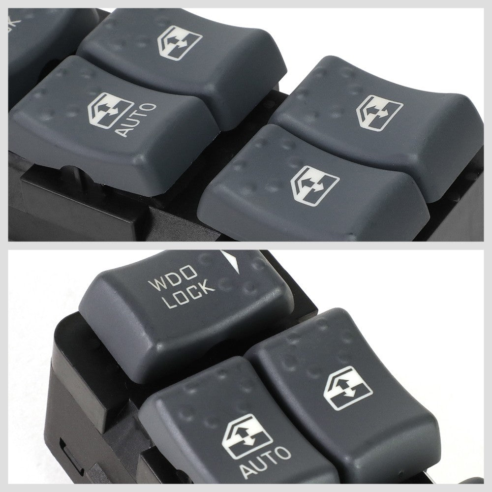 Front Driver Black Factory Style Power Window Switch For 01-05 Pontiac Aztek