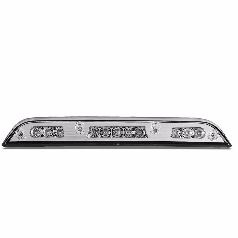 Chrome Housing Clear Len Rear Third Center Brake LED Light For Ford 15-16 F-150-Exterior-BuildFastCar