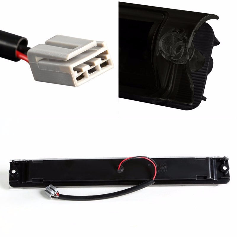 Black Housing Smoke Len Rear Third Brake Red LED Light For Ford 97-03 F150/F250-Exterior-BuildFastCar