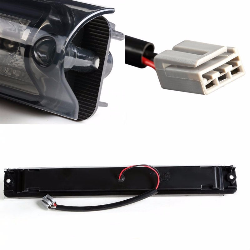 Chrome Housing Smoke Len Rear Third Brake Red LED Light For Ford 97-03 F150/F250-Exterior-BuildFastCar