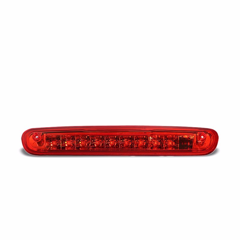 Chrome Housing Red Len Third Brake Light For 07-13 Sierra 1500/2500HD/3500HD-Exterior-BuildFastCar