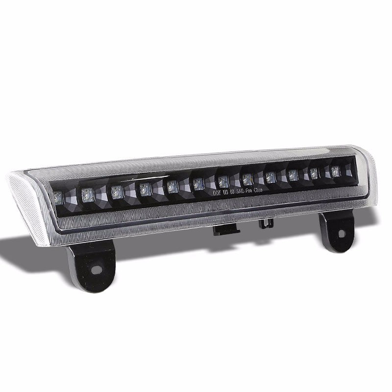 Black Housing Clear Len Third Brake/Reverse LED Light For 00-06 Yukon/Tahoe/XL-Exterior-BuildFastCar