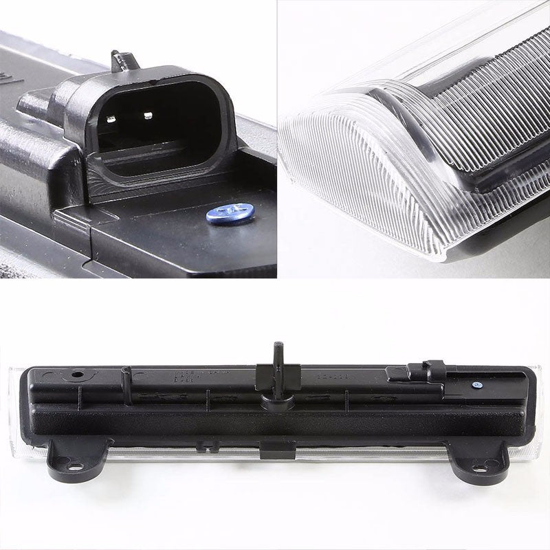 Black Housing Clear Len Third Brake/Reverse LED Light For 00-06 Yukon/Tahoe/XL-Exterior-BuildFastCar