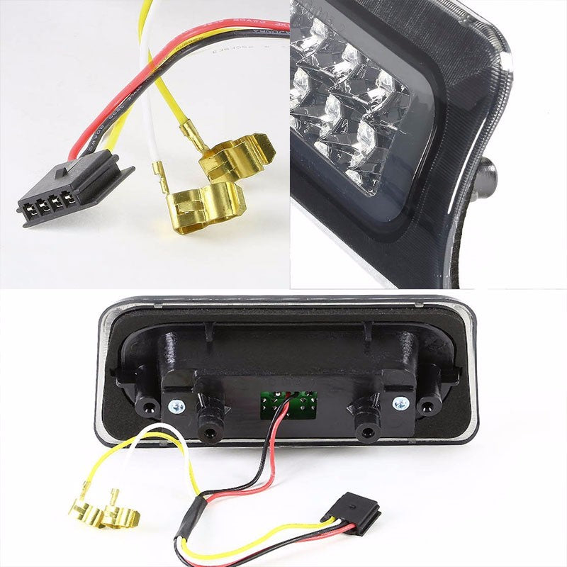Chrome Housing Smoke Len Third Brake LED Light For GMC/Chevy 94-03 Sonoma/S10-Exterior-BuildFastCar