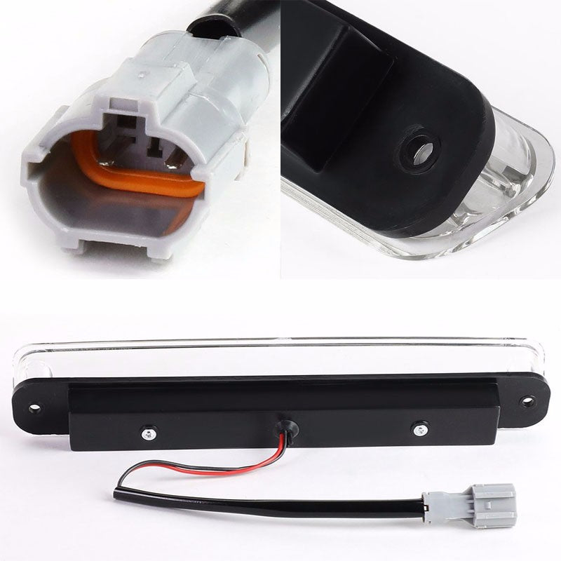Black Housing Clear Len Third Brake LED Light For Honda 94-97 Passport/Rodeo-Exterior-BuildFastCar