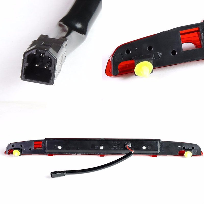 Chrome Housing Red Len Third Brake LED Light For 93-95 Pathfinder WD21 3.0L V6-Exterior-BuildFastCar