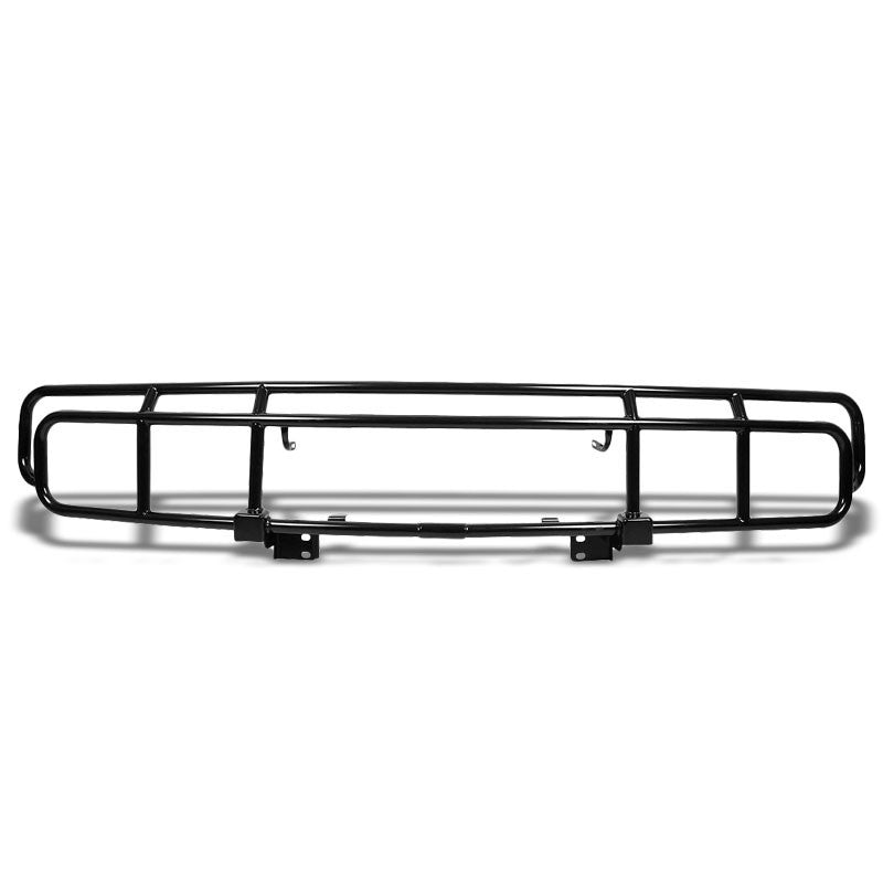 Black Front Bull Bumper Brush Grille Guard+Roof Rack For 03-09 Hummer H2 4DR-Exterior-BuildFastCar