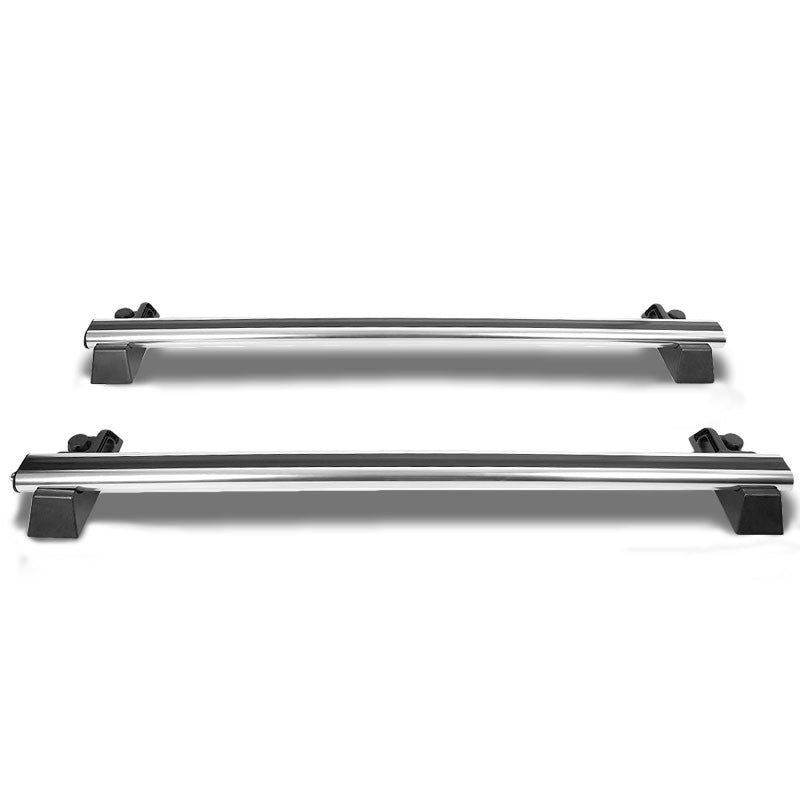 Black Aluminum Roof Rack Top Crossbar Luggage/Cargo Bar Rail For 03-09 Hummer H2-Exterior-BuildFastCar
