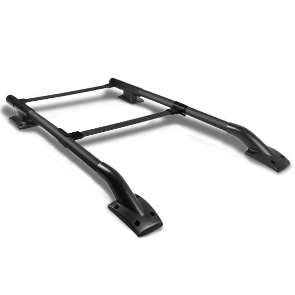 Black Aluminum Roof Rack Top Crossbar Utility Cargo Bar Rail For 05-17 Frontier-Exterior-BuildFastCar
