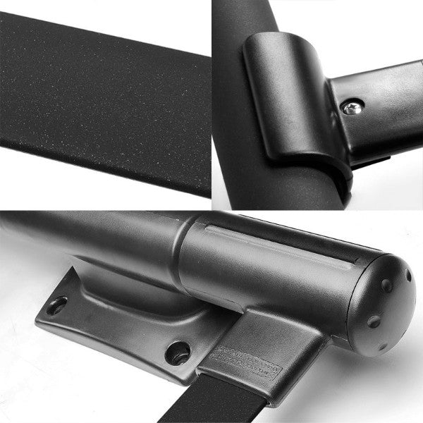 Black Aluminum Roof Rack Top Crossbar Utility Cargo Bar Rail For 05-17 Frontier-Exterior-BuildFastCar