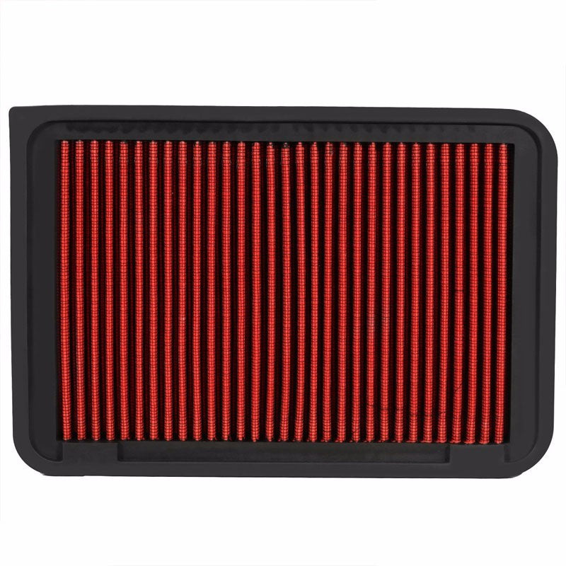 Reusable Red High Flow Drop-In Panel Air Filter For Toyota 07-17 Camry 4CYL-Performance-BuildFastCar