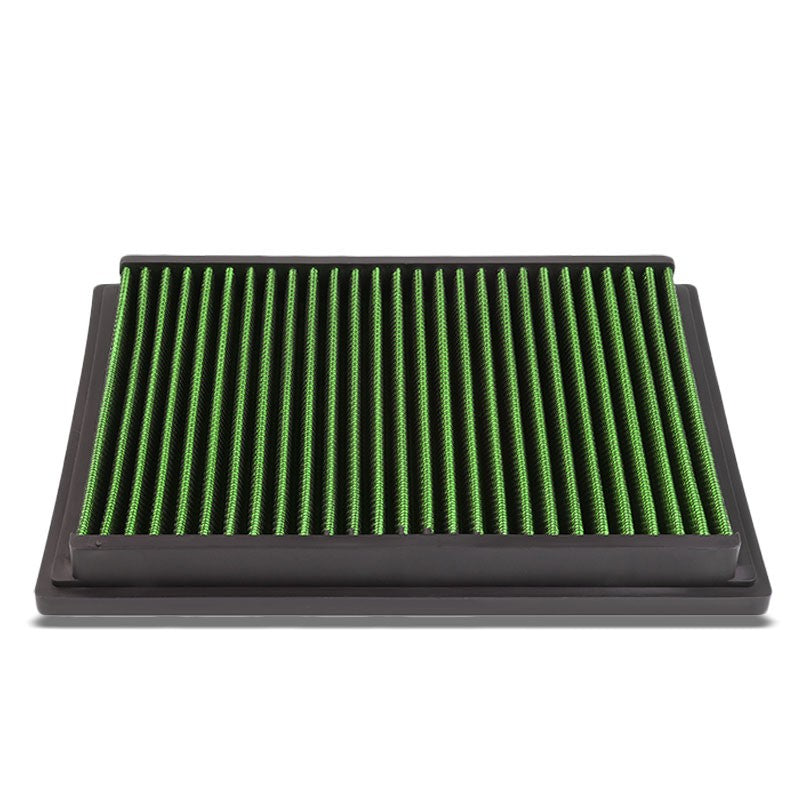Green High Flow Washable/Reusable Airbox Drop-In Panel Air Filter For 95-99 M3-Performance-BuildFastCar
