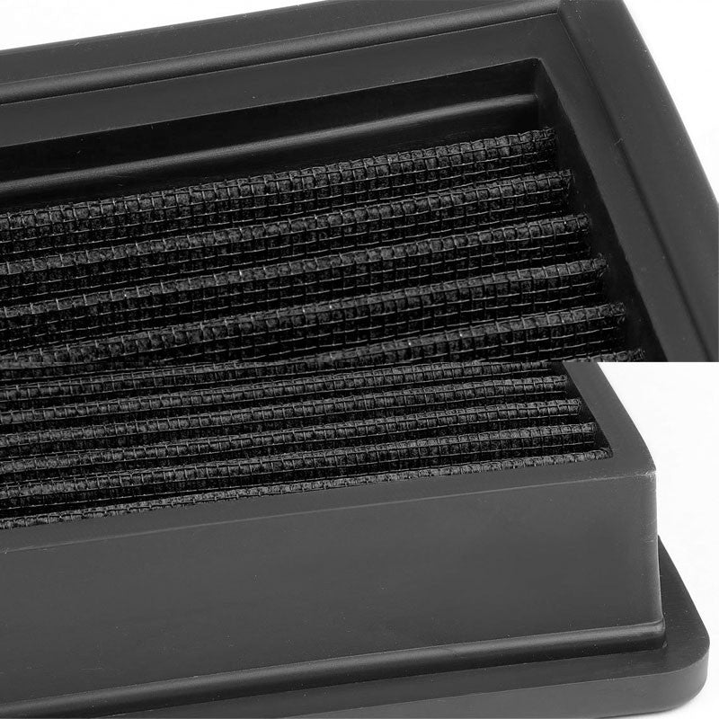 Black High Flow Washable OE Drop-In Panel Air Filter For Jeep Cherokee/Commanche-Performance-BuildFastCar
