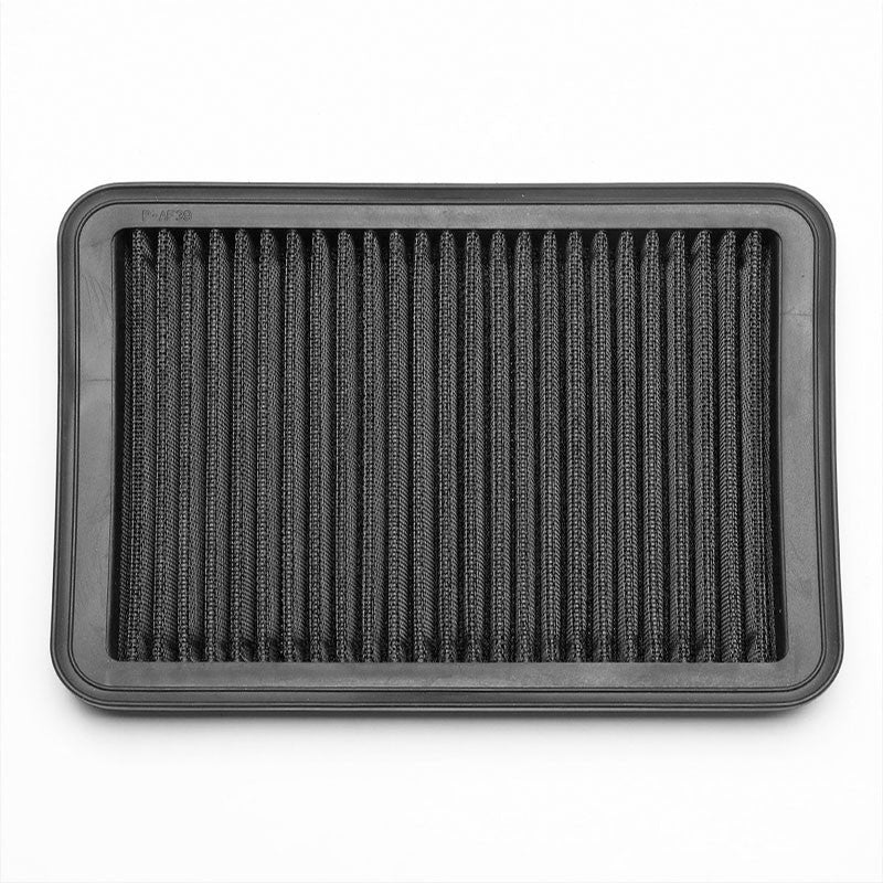 Black LongLife Washable OE Drop-In Panel Air Filter For 95-04 Tacoma 2.4L 2.7L-Performance-BuildFastCar