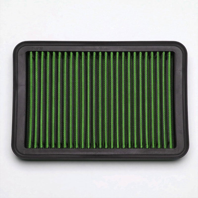 Green High Flow Washable OE Drop-In Panel Air Filter For 89-95 Toyota Pickup 2.4-Performance-BuildFastCar