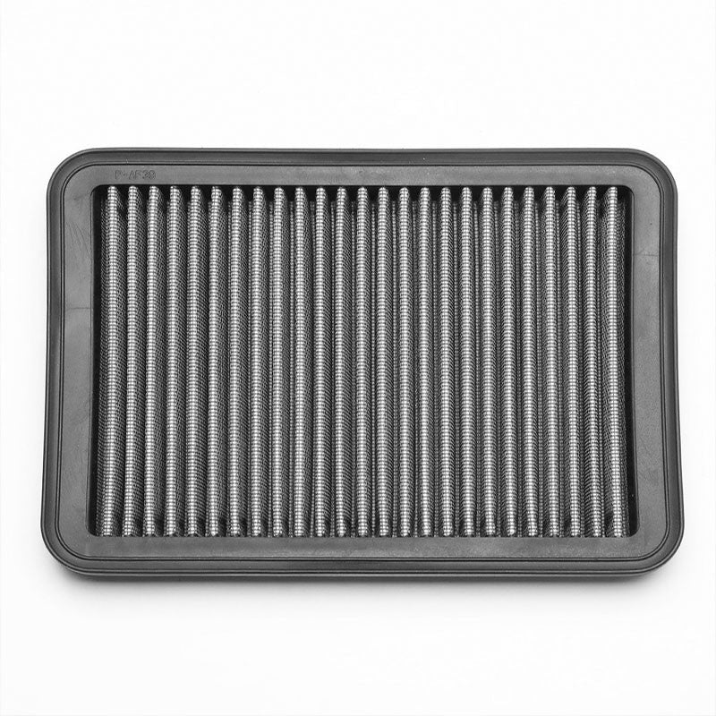 Silver High Flow Washable/Reuse OE Drop-In Panel Air Filter For 92-95 Mazda 929-Performance-BuildFastCar