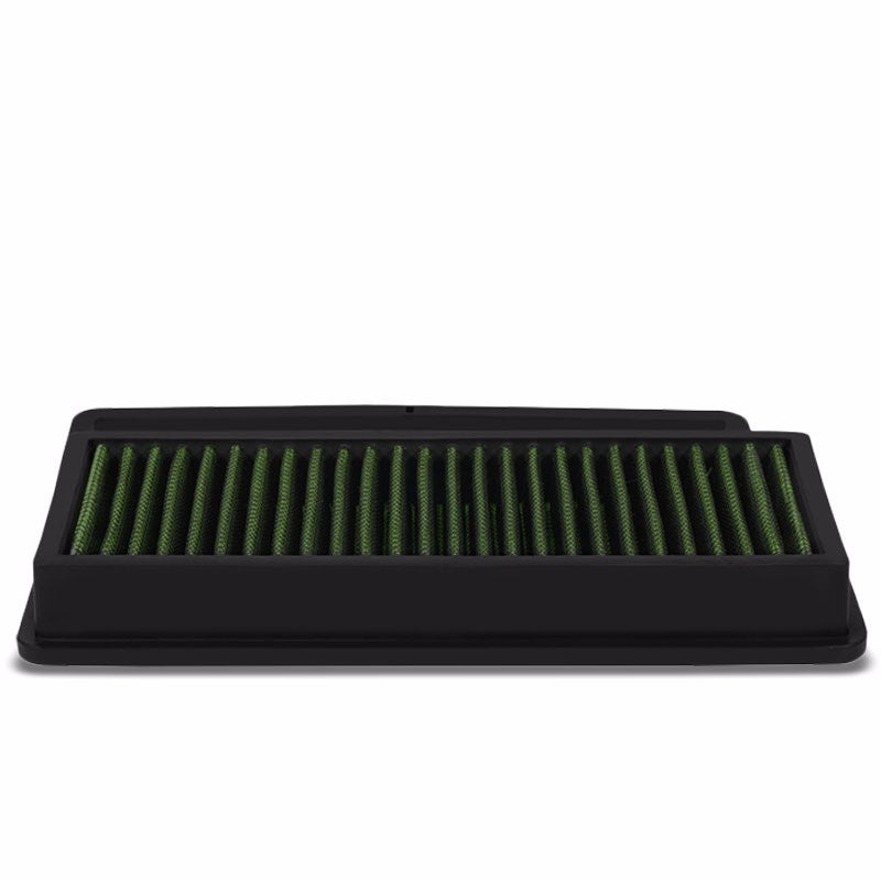 Reusable Green High Flow Drop-In Panel Air Filter For 10-17 Fiat Doblo 1.4T-Performance-BuildFastCar