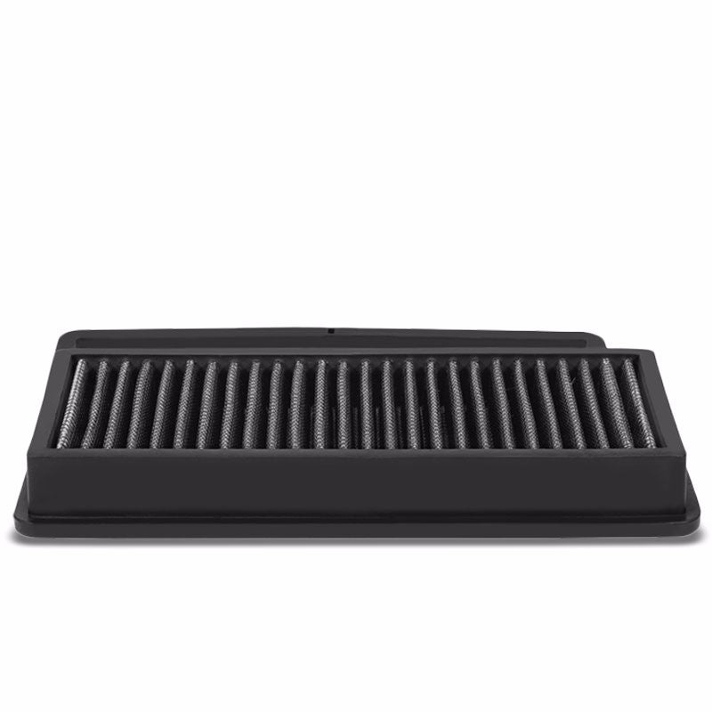 Reusable Silver High Flow Drop-In Panel Air Filter For 10-17 Fiat Doblo 1.4T-Performance-BuildFastCar