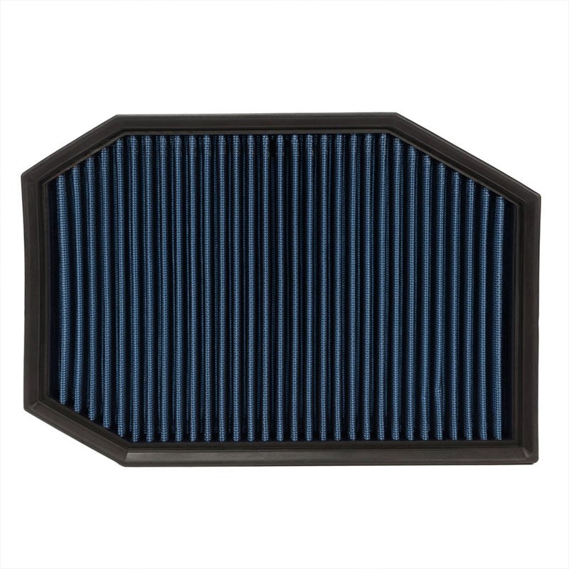 Reusable Blue High Flow Drop-In Panel Air Filter For BMW 04-07 E60 5-Series-Performance-BuildFastCar