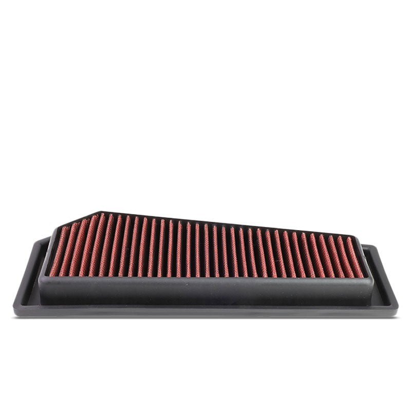Red High Flow Washable Drop-In Panel Air Filter For 12-15 C250/SLK250 1.8L Turbo-Performance-BuildFastCar
