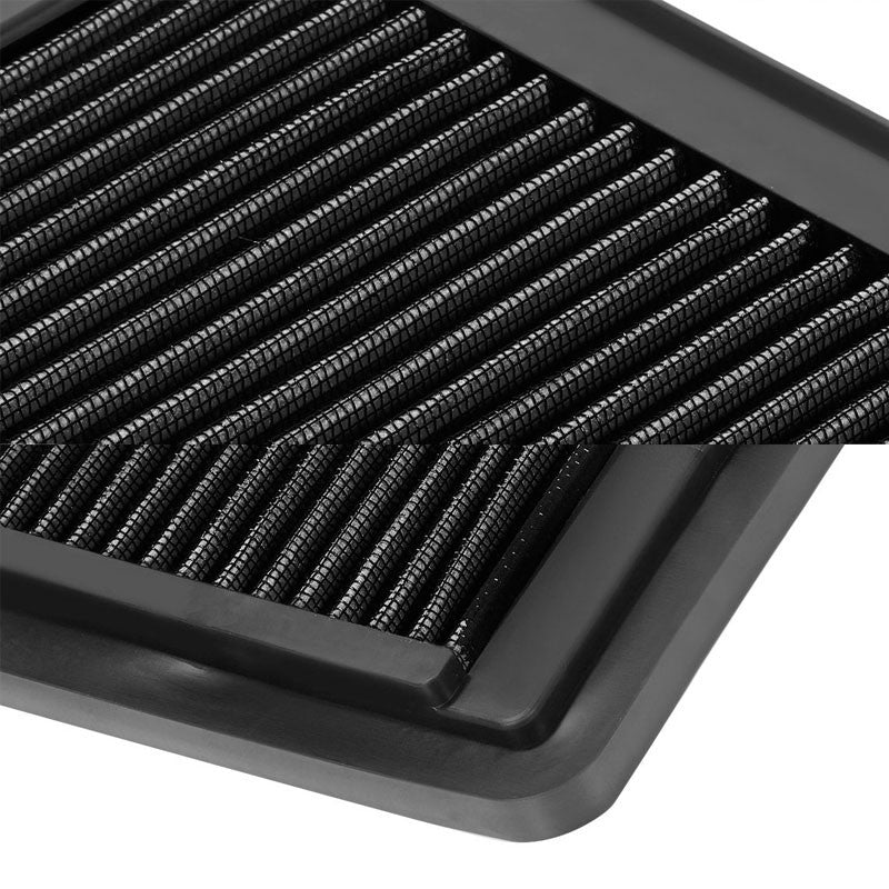 Reusable Black High Flow Drop-In Panel Air Filter For Honda 09-15 Pilot SUV-Performance-BuildFastCar
