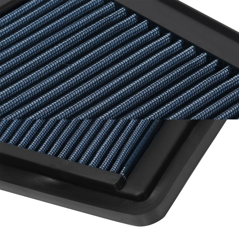 Reusable Blue High Flow Drop-In Panel Air Filter For Honda 09-15 Pilot SUV-Performance-BuildFastCar