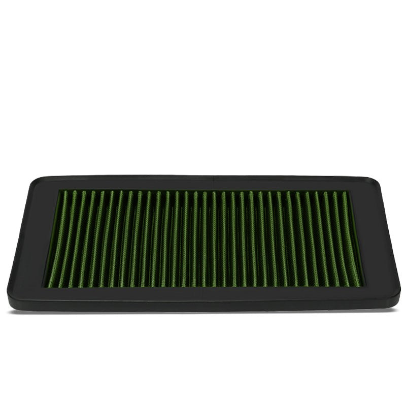 Reusable Green High Flow Drop-In Panel Air Filter For Honda 09-15 Pilot SUV-Performance-BuildFastCar