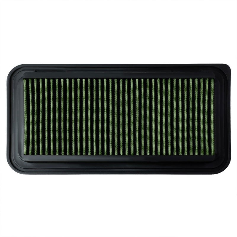 Reusable Green High Flow Drop-In Panel Air Filter For Subaru 13-17 BRZ 2.0L 2-DR-Performance-BuildFastCar
