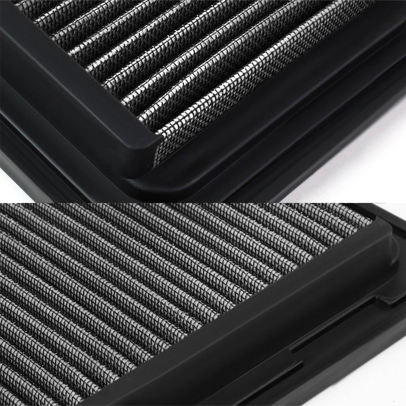 Reusable Silver High Flow Drop-In Panel Air Filter For Subaru 13-17 BRZ 2.0L 2DR-Performance-BuildFastCar