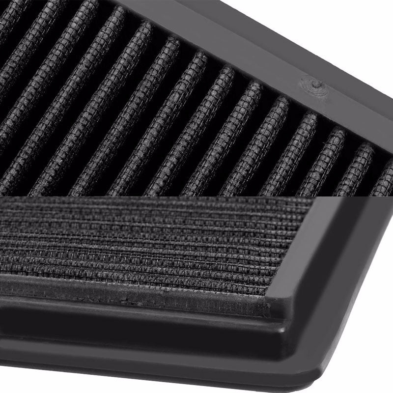 Reusable Black High Flow Drop-In Panel Air Filter For Ford 05-10 Mustang 4.0L V6-Performance-BuildFastCar