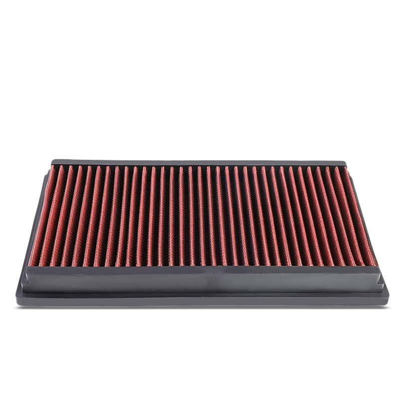 Red High Flow Washable/Reusable Drop-In Panel Air Filter For 10-17 Jaguar XJ-Performance-BuildFastCar