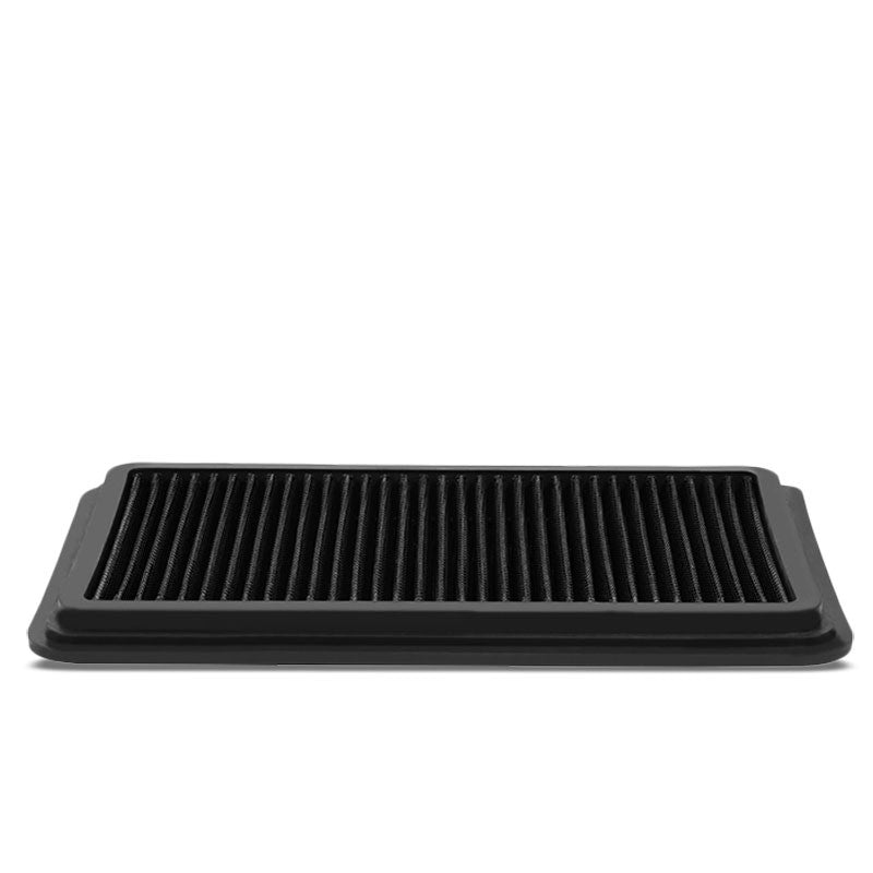 Reusable Black High Flow Drop-In Panel Air Filter For Mazda 11-14 2 1.5L 4-DR-Performance-BuildFastCar