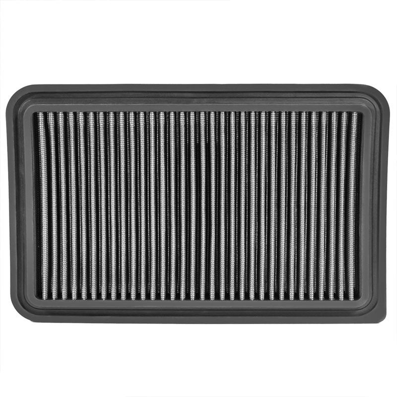 Reusable Silver High Flow Drop-In Panel Air Filter For Mazda 11-14 2 1.5L 4-DR-Performance-BuildFastCar