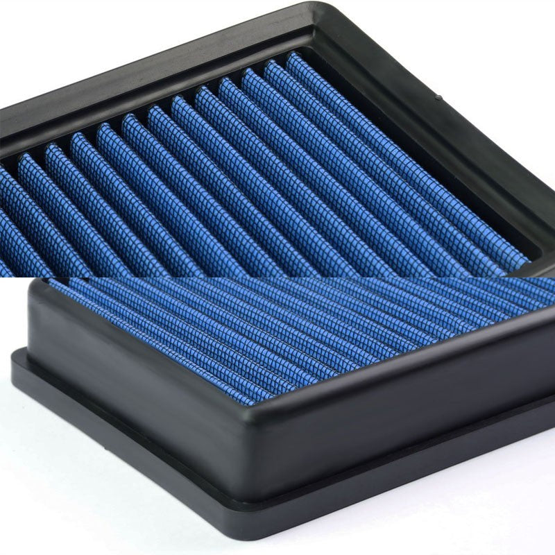 Blue High Flow Washable/Reusable Drop-In Panel Air Filter For 12-16 CLS550 4.6L-Performance-BuildFastCar