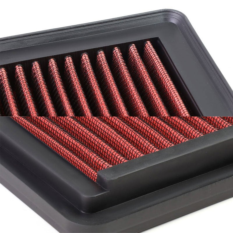 Red Washable/Reusable Drop-In Panel Air Filter For 06-15 Civic 1.3/1.5 Hybrid-Performance-BuildFastCar
