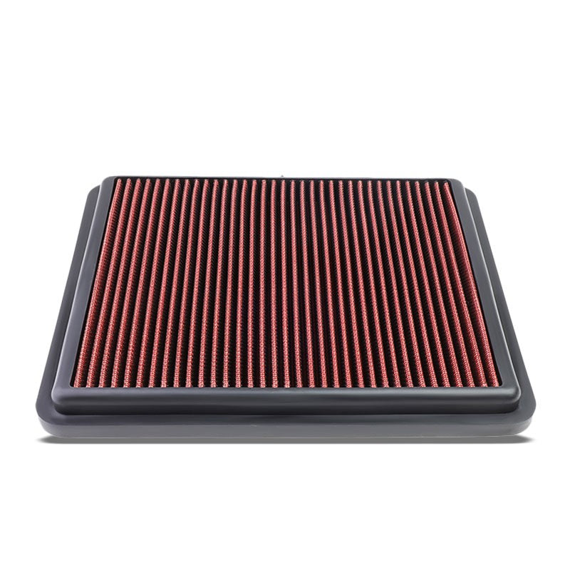 Red High Flow Washable/Reusable AirBox Drop-In Panel Air Filter For 11-15 Optima-Performance-BuildFastCar