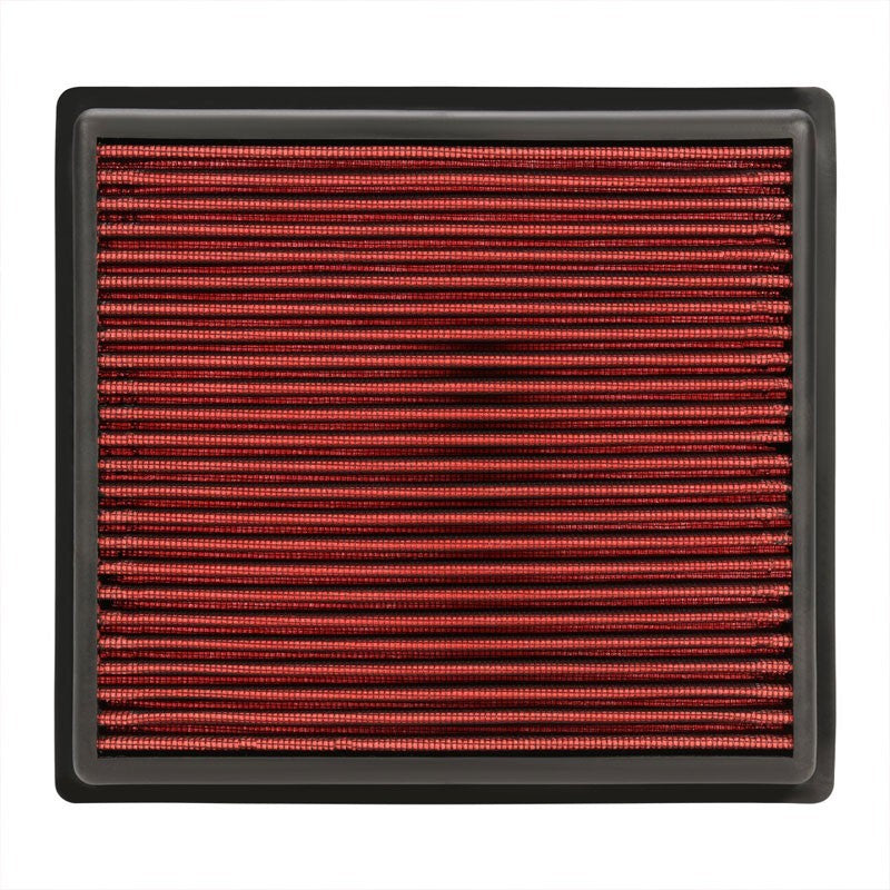 Reusable Red High Flow Drop-In Panel Air Filter For Toyota 14-17 Highlander-Performance-BuildFastCar