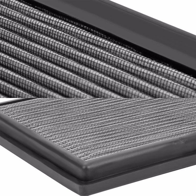 Reusable Silver High Flow Drop-In Panel Air Filter For Toyota 14-17 Highlander-Performance-BuildFastCar