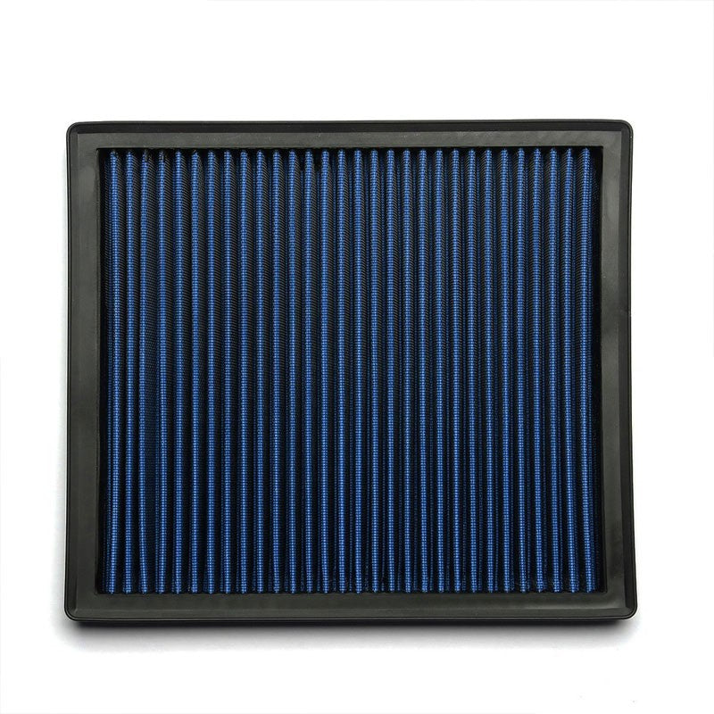 Blue High Flow Washable/Reusable Drop-In Panel Air Filter For 10-16 LaCrosse-Performance-BuildFastCar