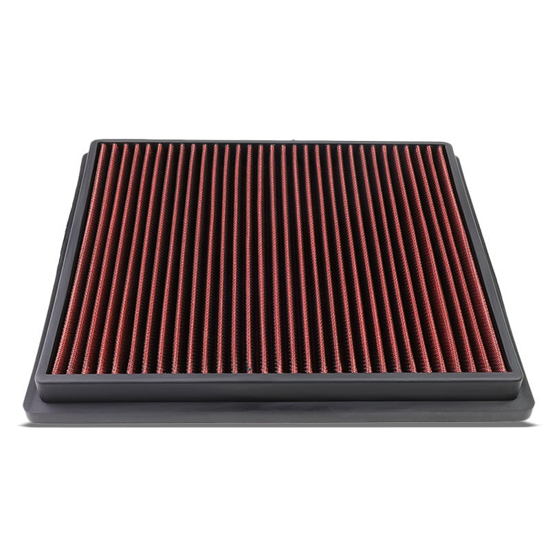 Red High Flow Washable/Reusable AirBox Drop-In Panel Air Filter For 11-15 Regal-Performance-BuildFastCar