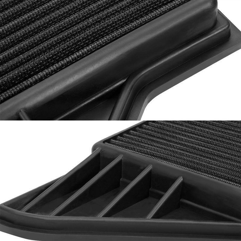 Reusable Black High Flow Drop-In Air Filter For Mustang 10 4.6L/11-14 3.7/5.0L-Performance-BuildFastCar