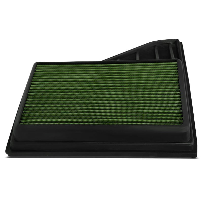 Reusable Green High Flow Drop-In Air Filter For Mustang 10 4.6L/11-14 3.7/5.0L-Performance-BuildFastCar