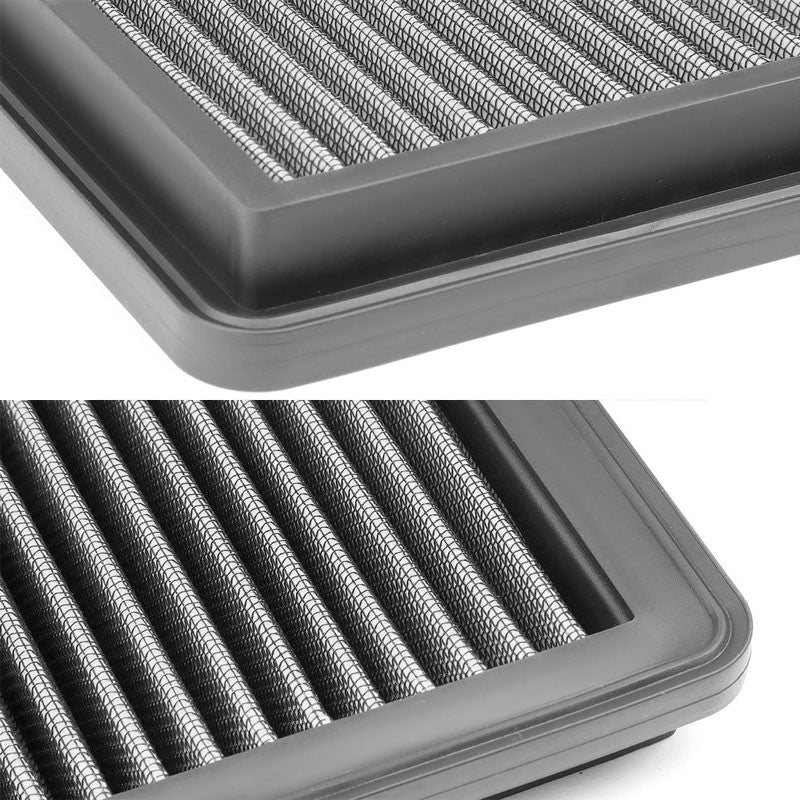 Silver High Flow Washable/Reusable Drop-In Panel Air Filter For 09-13 FIT 1.5L-Performance-BuildFastCar